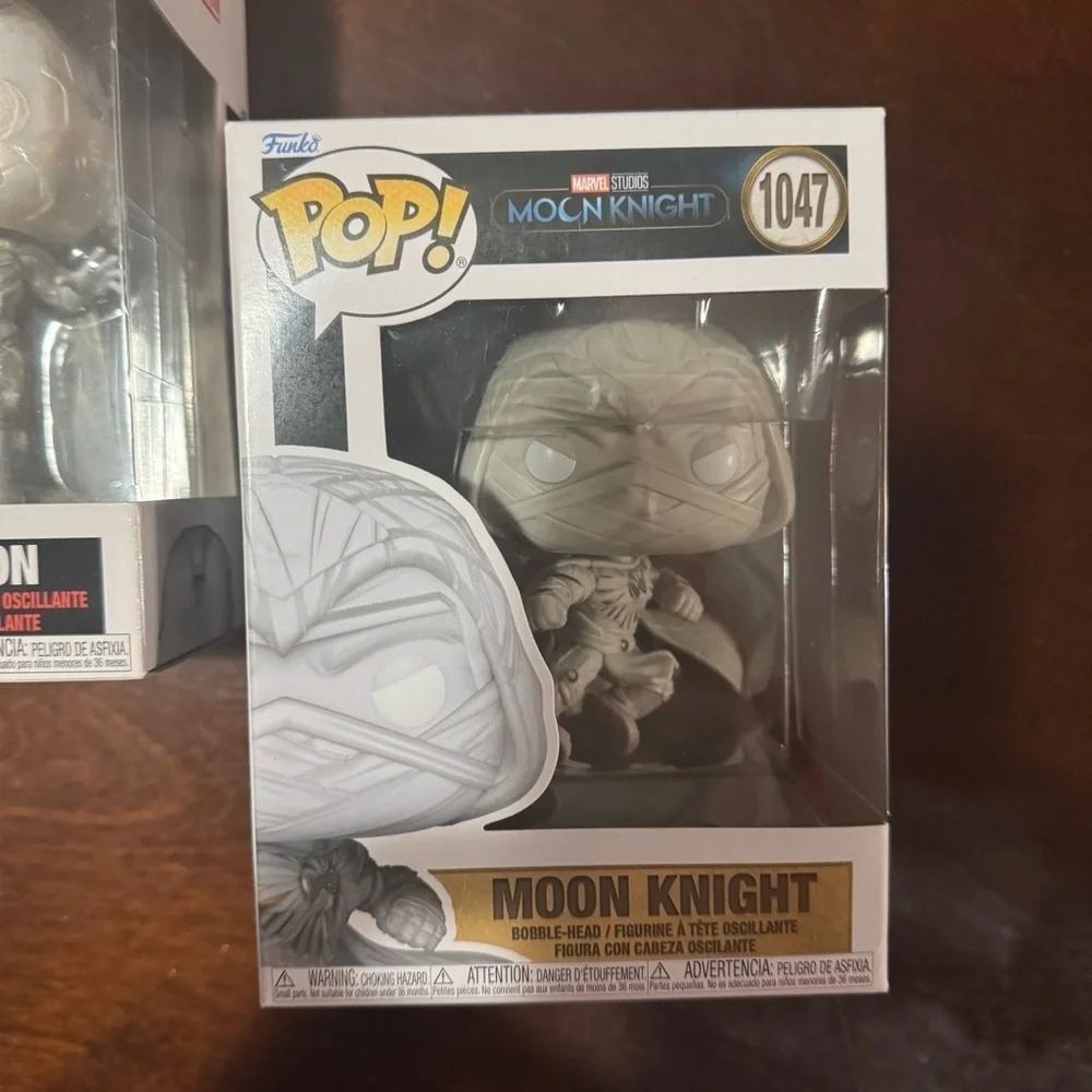 Marvel Moon Knight And The Vision Funko Pop Lot White Costume Funko Lot (ALL 3)